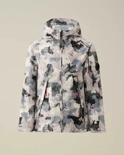 Kids C.P. Company Vêtements 10-14 Ans^U16 Pro-Tek Printed Hooded Jacket