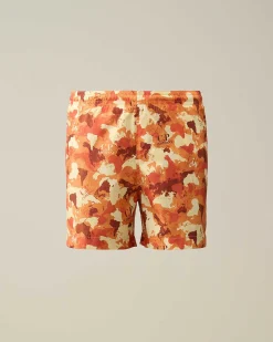 Kids C.P. Company Vêtements 10-14 Ans^U16 Ripstop Printed Swim Shorts