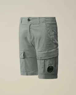 Kids C.P. Company Vêtements 10-14 Ans^U16 Stretch Gabardine Cargo Shorts