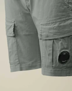 Kids C.P. Company Vêtements 10-14 Ans^U16 Stretch Gabardine Cargo Shorts