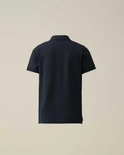 Kids C.P. Company Vêtements 4-8 Ans^U16 Stretch Piquet Logo Polo Shirt