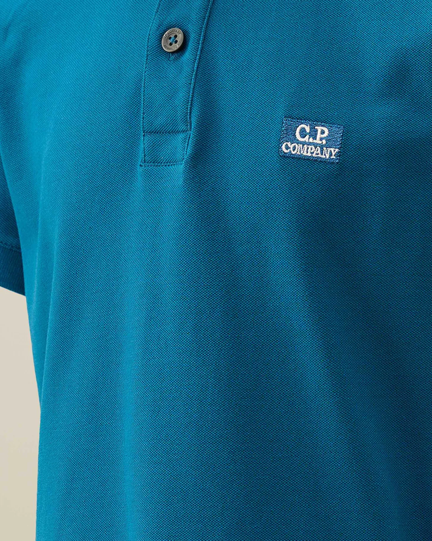 Kids C.P. Company Vêtements 10-14 Ans^U16 Stretch Piquet Logo Polo Shirt
