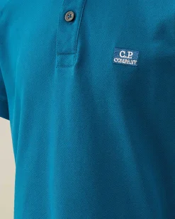 Kids C.P. Company Vêtements 2-3 Ans^U16 Stretch Piquet Logo Polo Shirt