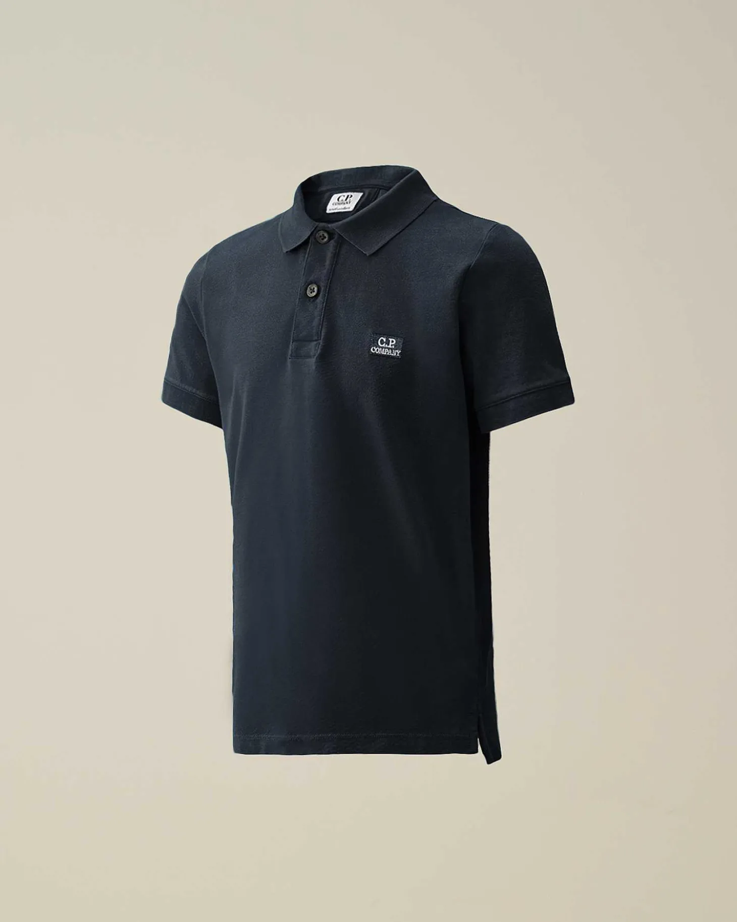 Kids C.P. Company Vêtements 10-14 Ans^U16 Stretch Piquet Logo Polo Shirt